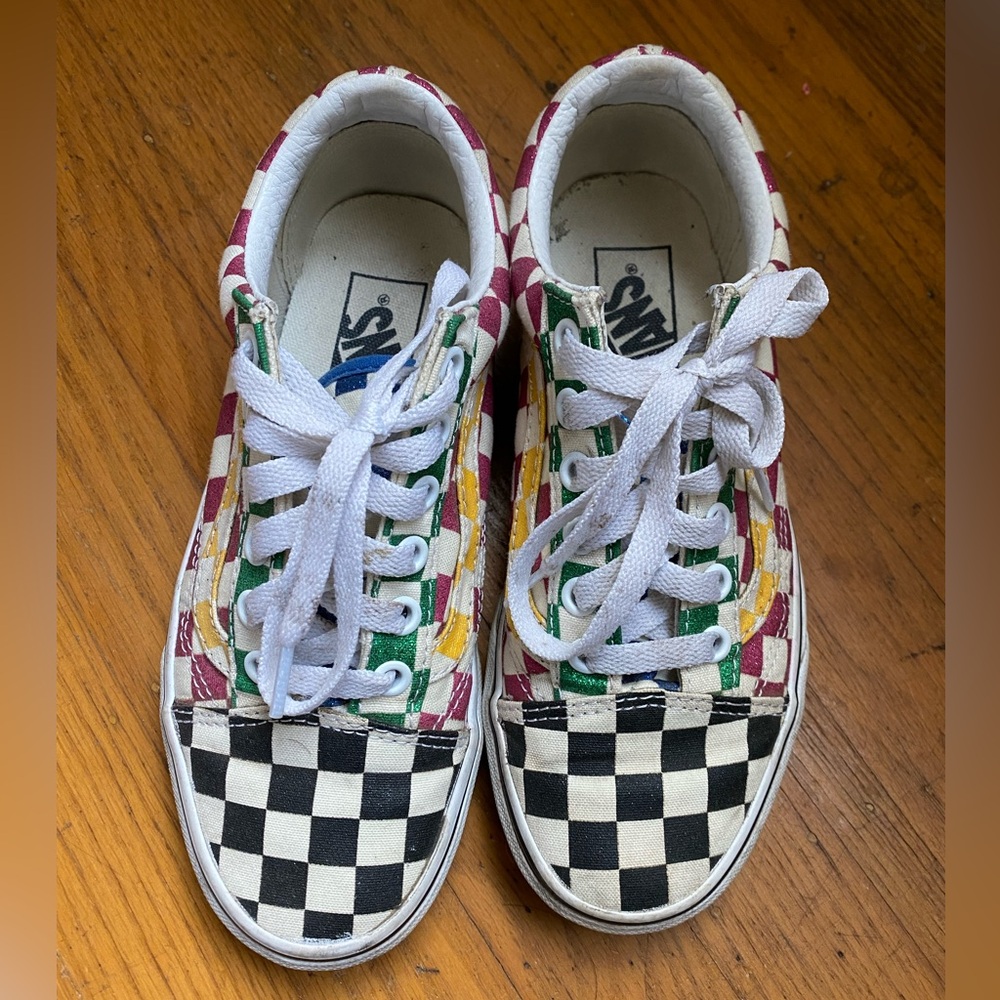 Vans multicolor women’s size 5 1/2 men’s size 4